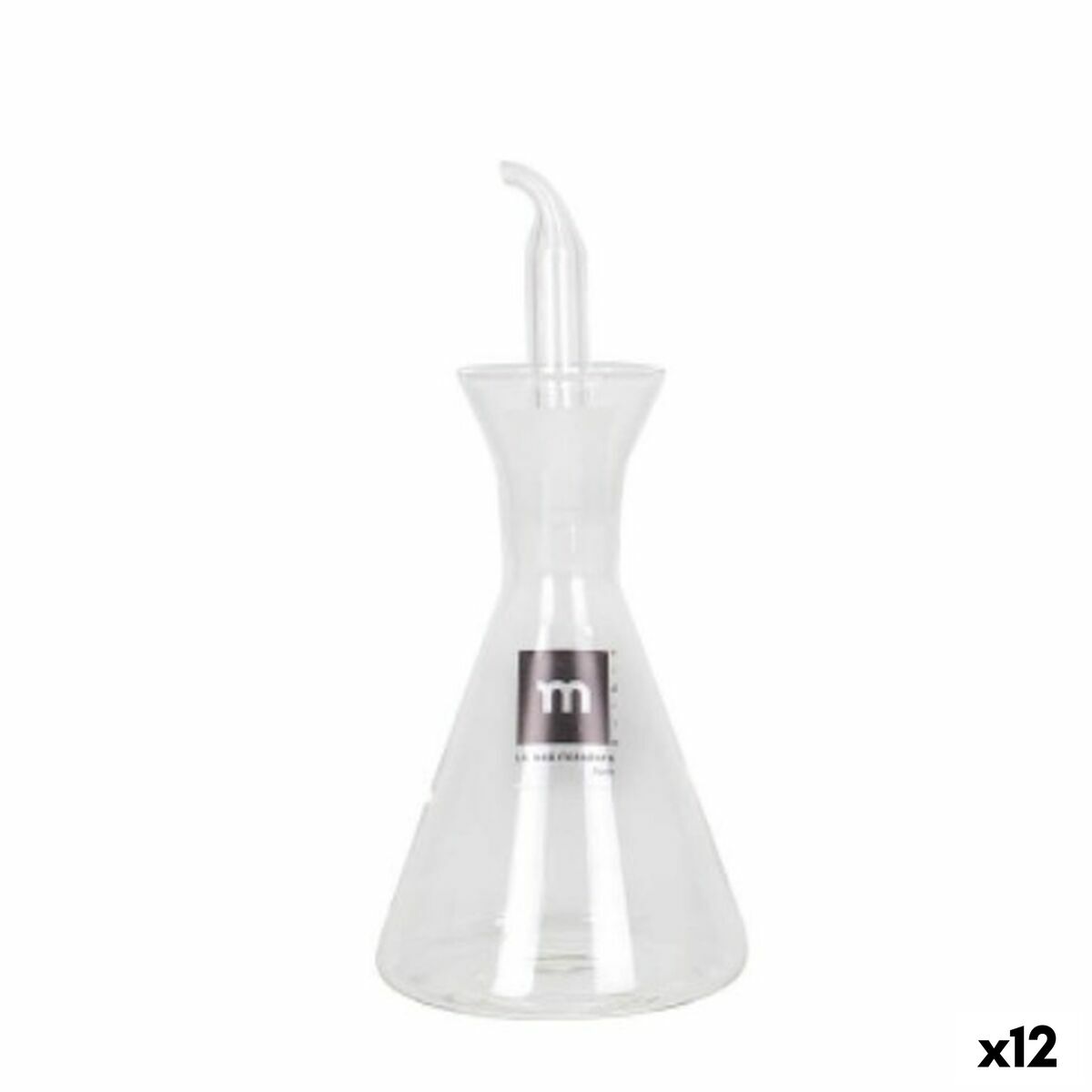 Galheteiro La Mediterránea Iraia Transparente Vidro de Borosilicato 125 ml (12 Unidades)
