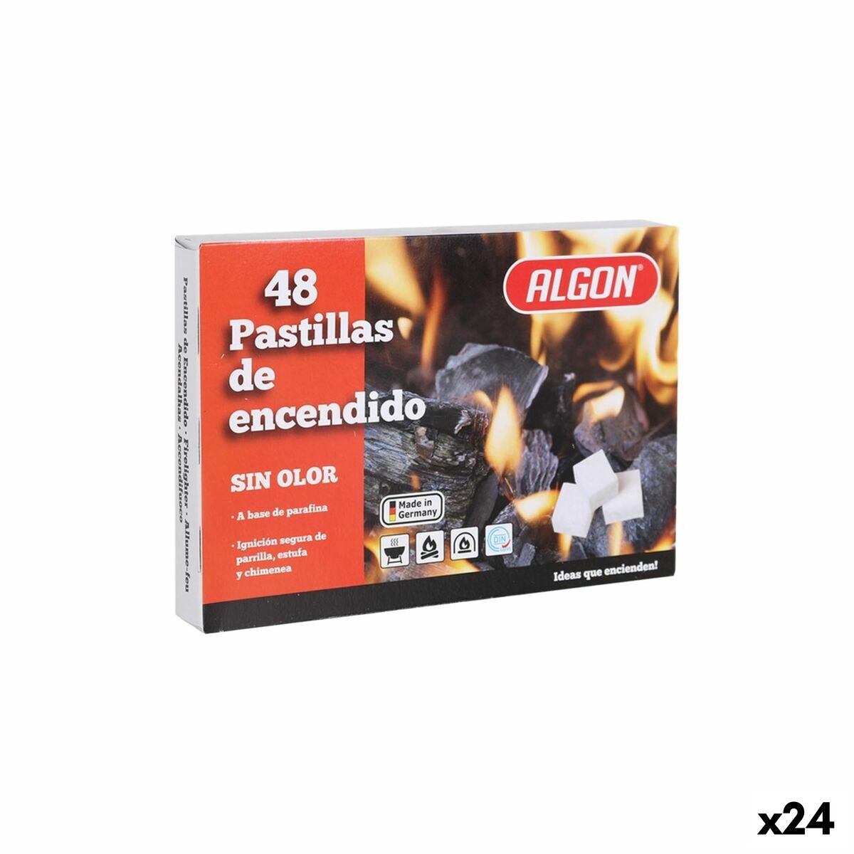 Acendalhas Algon 48 Peças (24 Unidades)