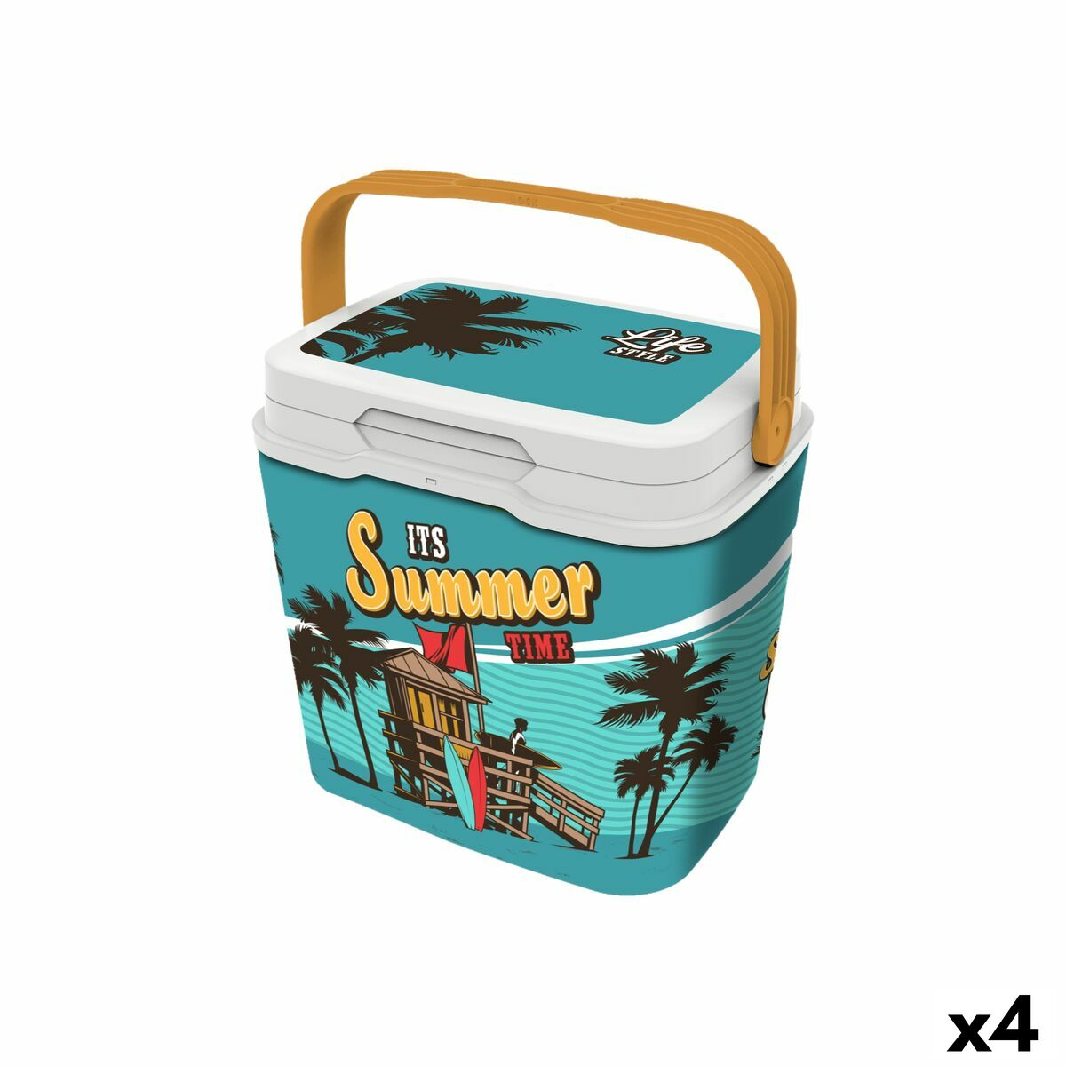 Frigorífico Portátil Aquapro Summer Time Multicolor 15 L (4 Unidades)