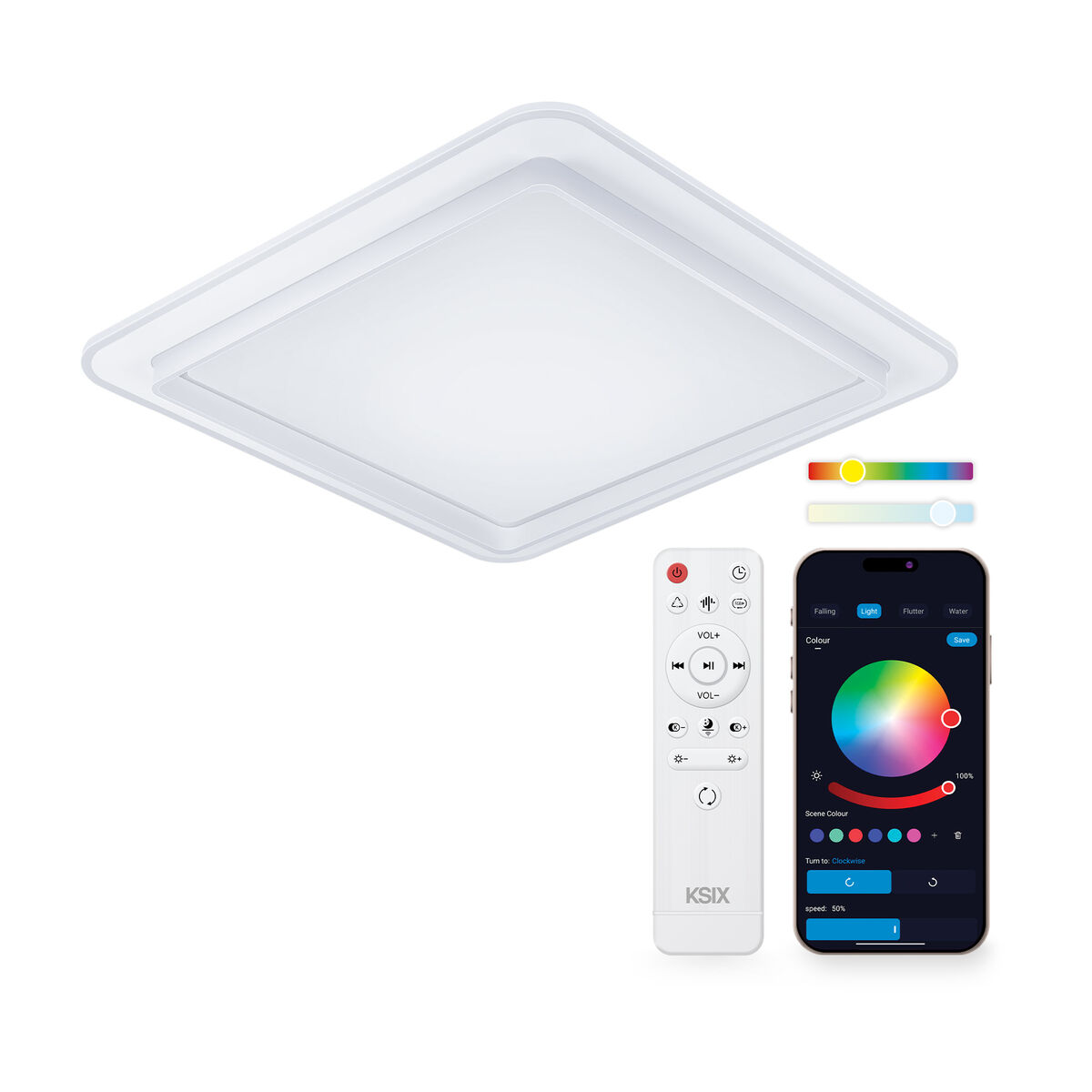 Lâmpada de Teto LED KSIX Celeste (3000k - 6500k)