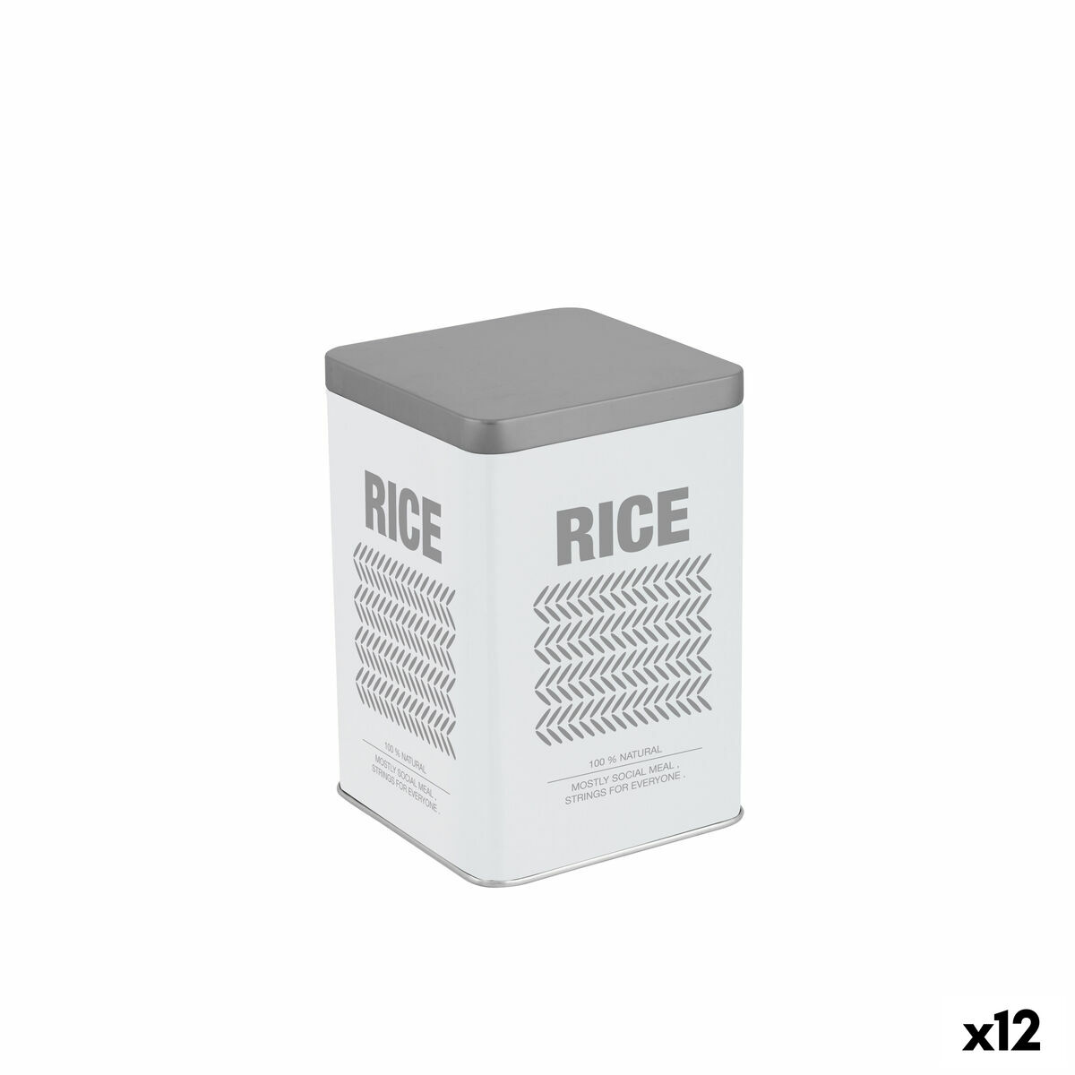 Lata de Metal Quttin RICE (12 Unidades)