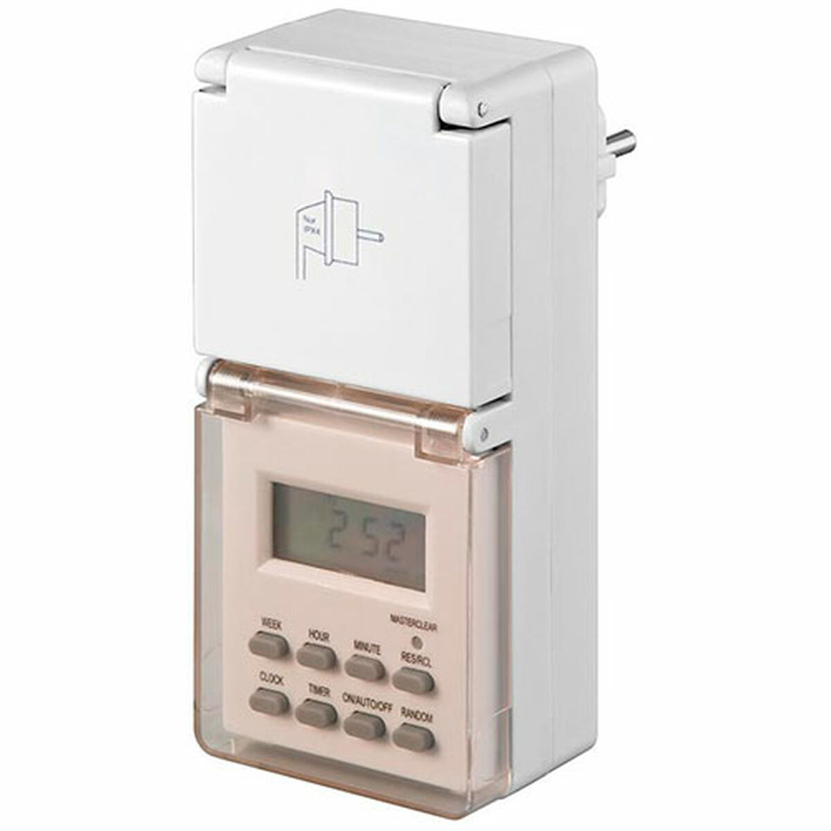 Tomada com programador digital NIMO 230 V 16 A Exterior Semanal
