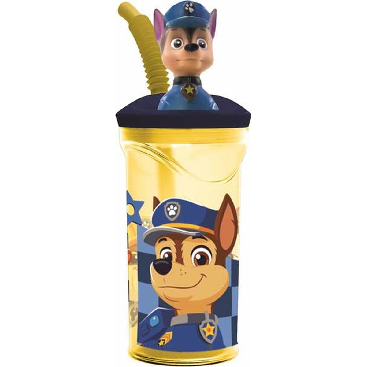 Copo com Palhinha The Paw Patrol Boy Rescue Pups 360 ml 3D