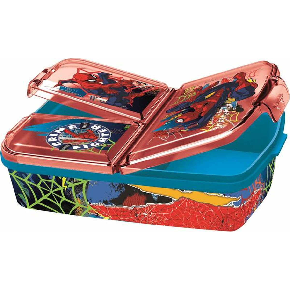 Lancheira Spider-Man Multiple Spiderman Moving Target