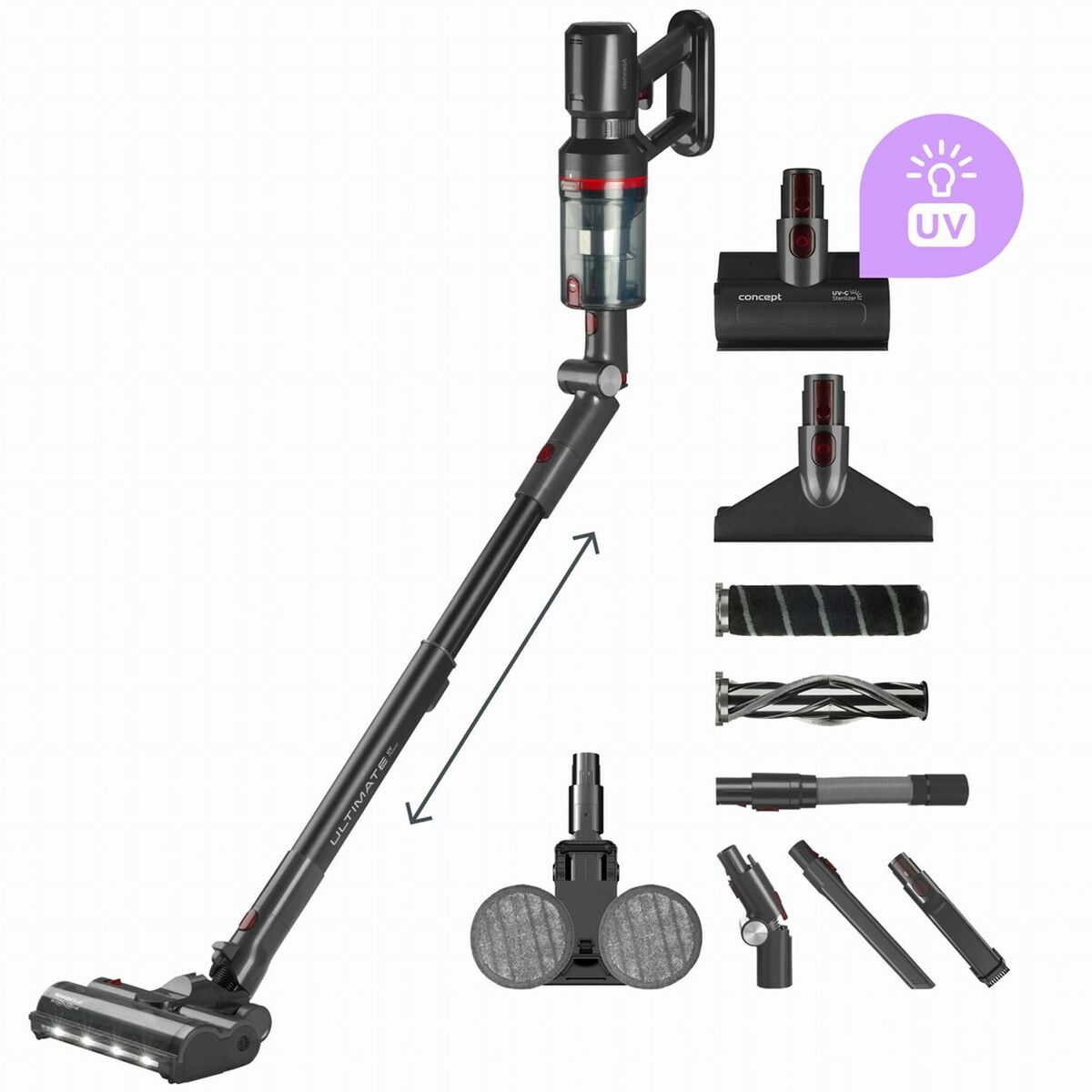 Aspirador Escova Concept VP6260 500 W