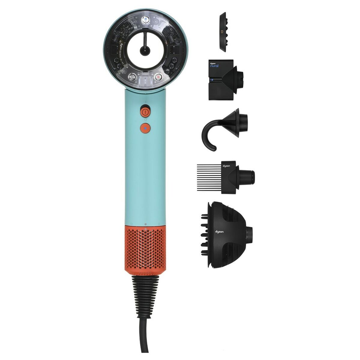 Secador de Cabelo Dyson HD16 Patina Ceramic Blue Topázio 1600 W