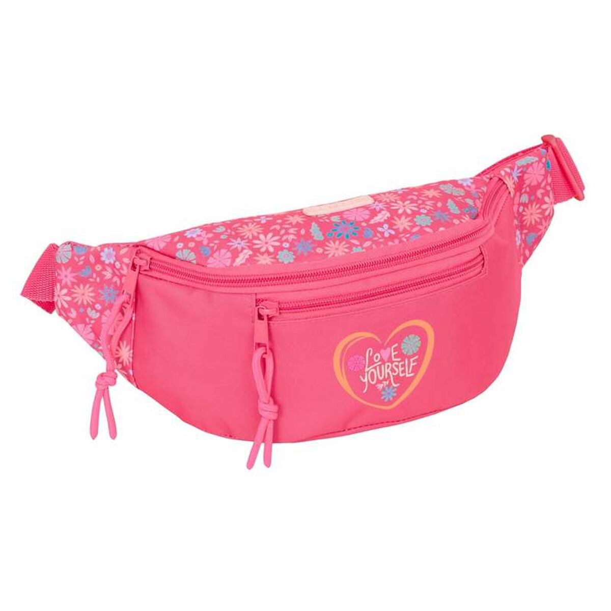 Bolsa de Cintura Safta Feeling Cor de Rosa 23 x 12 x 9 cm