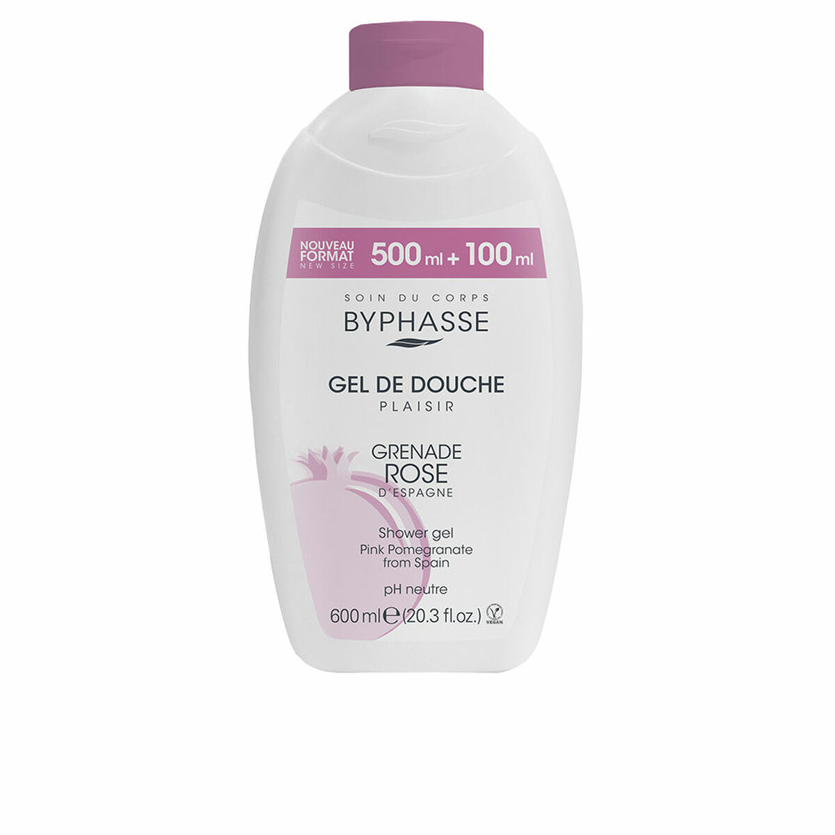 Gel de duche Byphasse PLAISIR 600 ml