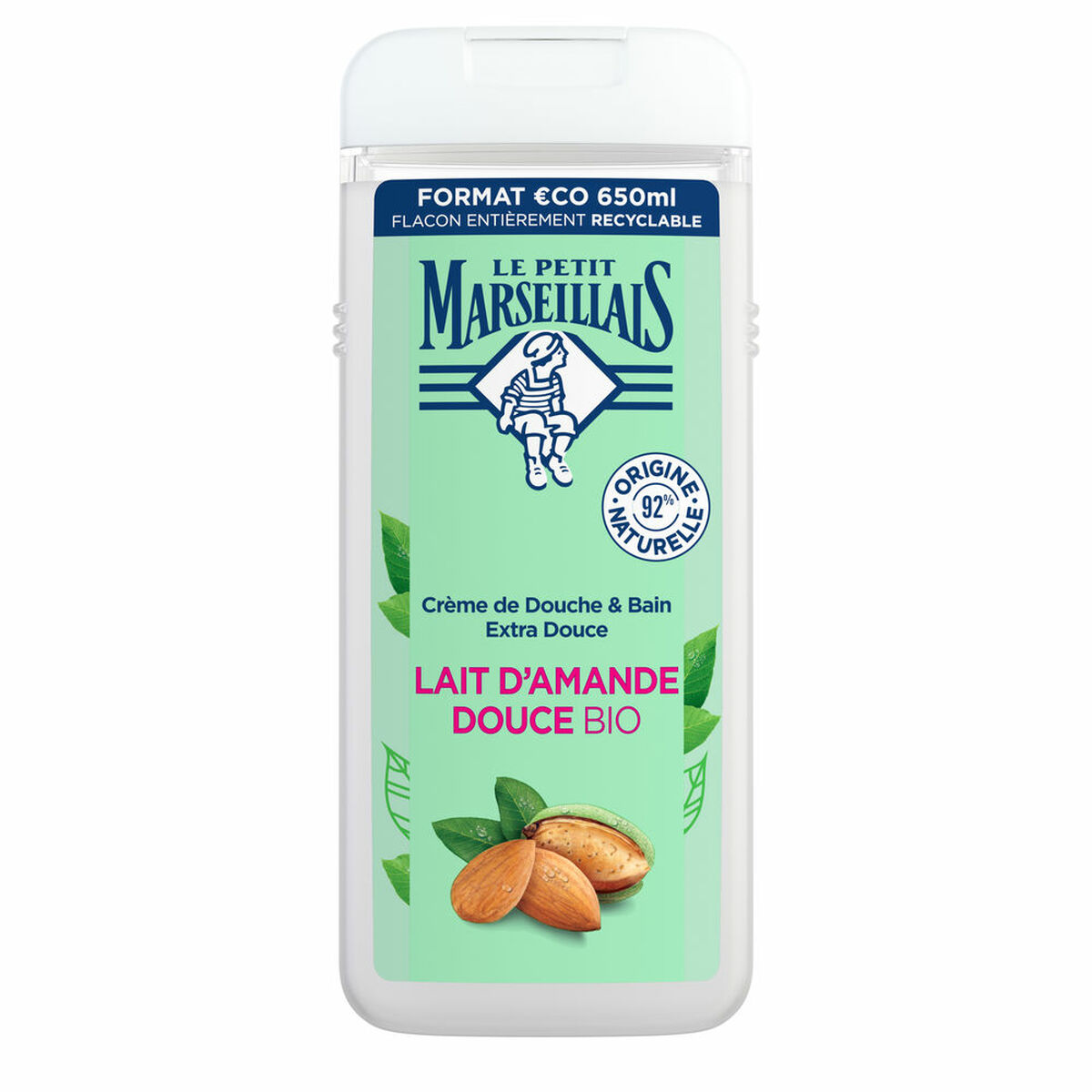 Gel de duche Le Petit Marseillais almendras dulces 650 ml
