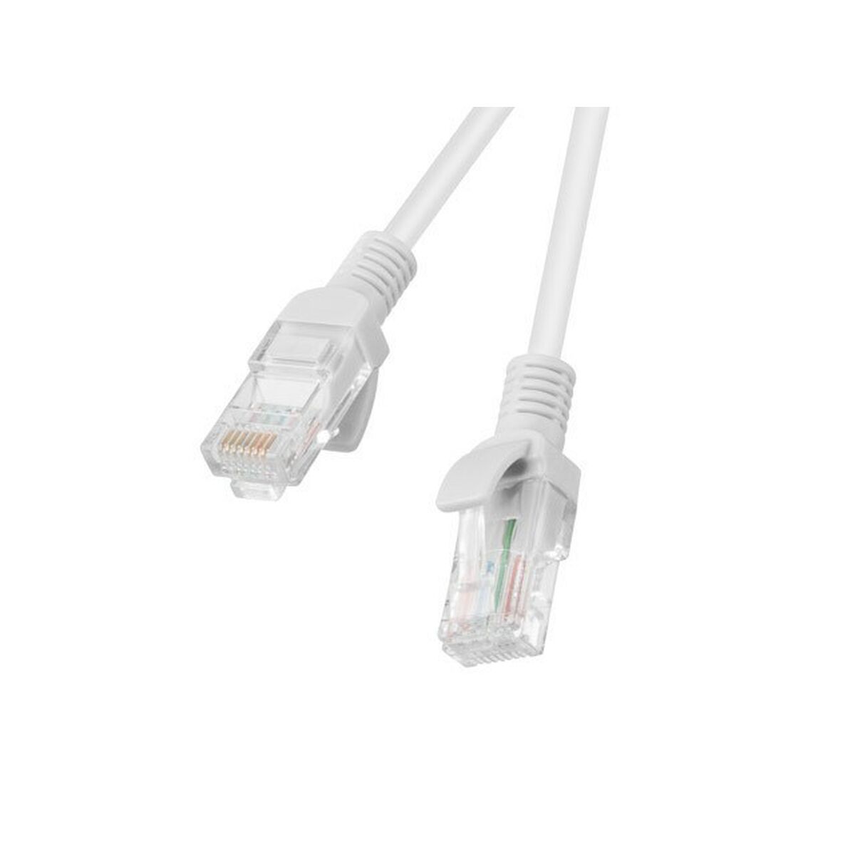 Cabo de rede rígido UTP Categoria 5e Lanberg PCU5-20CC-0025-S Branco 25 cm