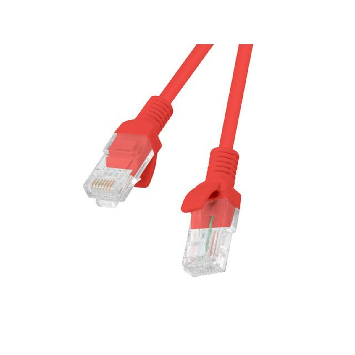 Cabo de rede rígido UTP Categoria 5e Lanberg PCU5-20CC-0025-R Vermelho 25 cm