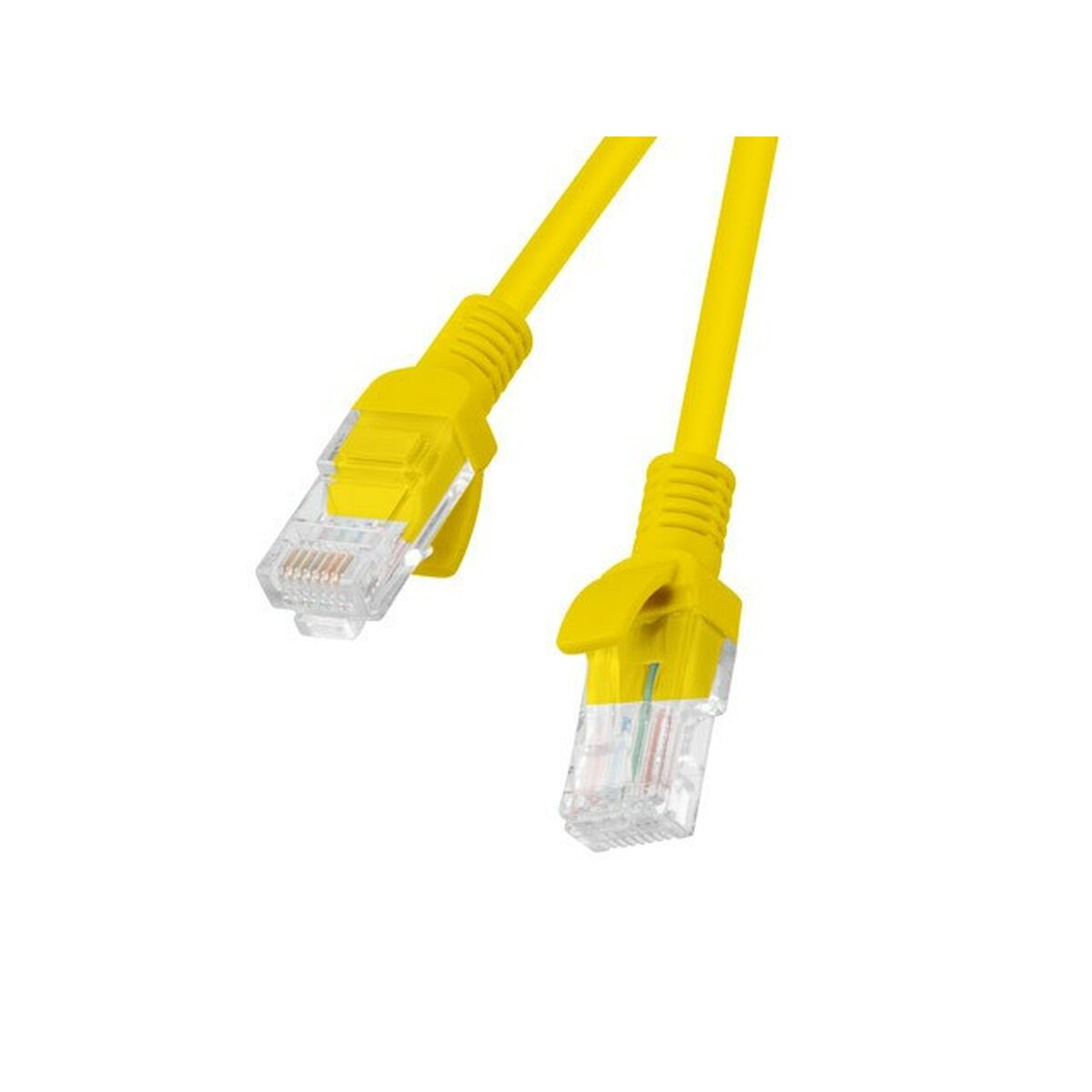 Cabo de rede rígido UTP Categoria 5e Lanberg PCU5-20CC-0050-Y Amarelo 50 cm