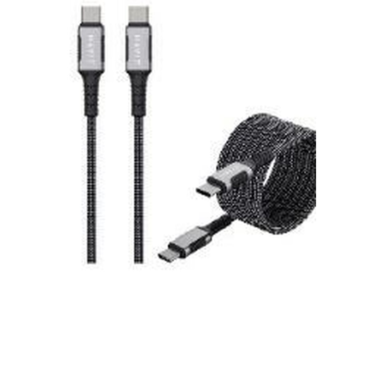 Cabo USB-C para USB-C Havit CB6297 Preto 1 m