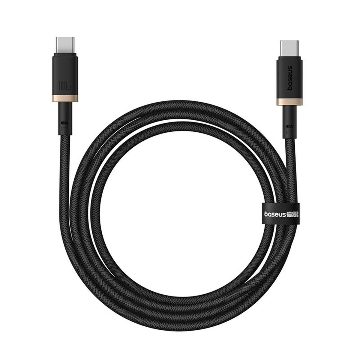 Cabo USB-C para USB-C Baseus P10377803U01-00 Preto Ouro 1 m