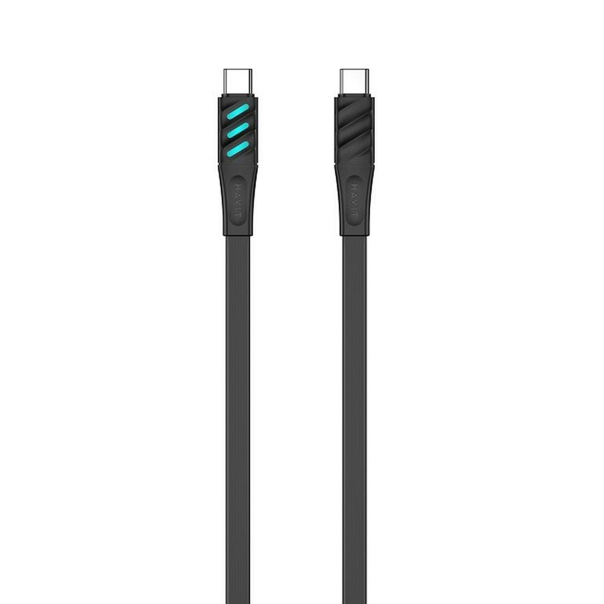 Cabo USB-C para USB-C Havit CB6255 Preto 1 m