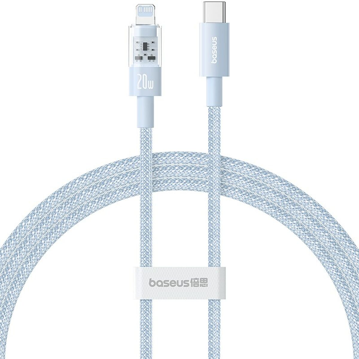 Cabo USB-C para Lightning Baseus P10373001311-00 Azul 1 m