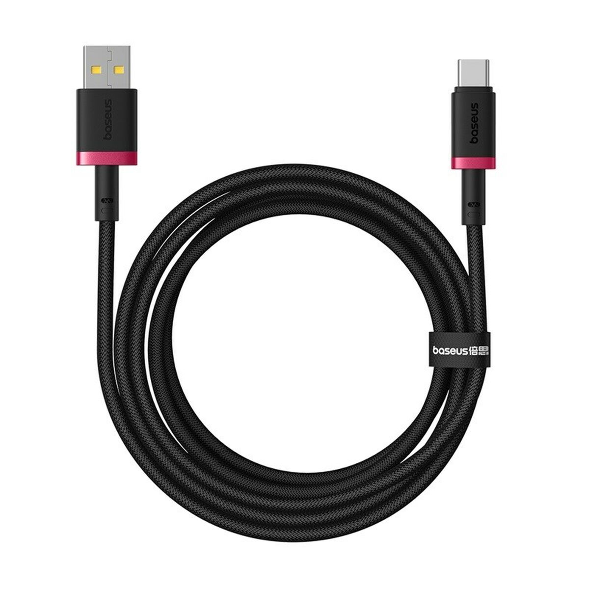 Cabo USB A para USB-C Baseus P10377802U01-03 Preto Vermelho 2 m