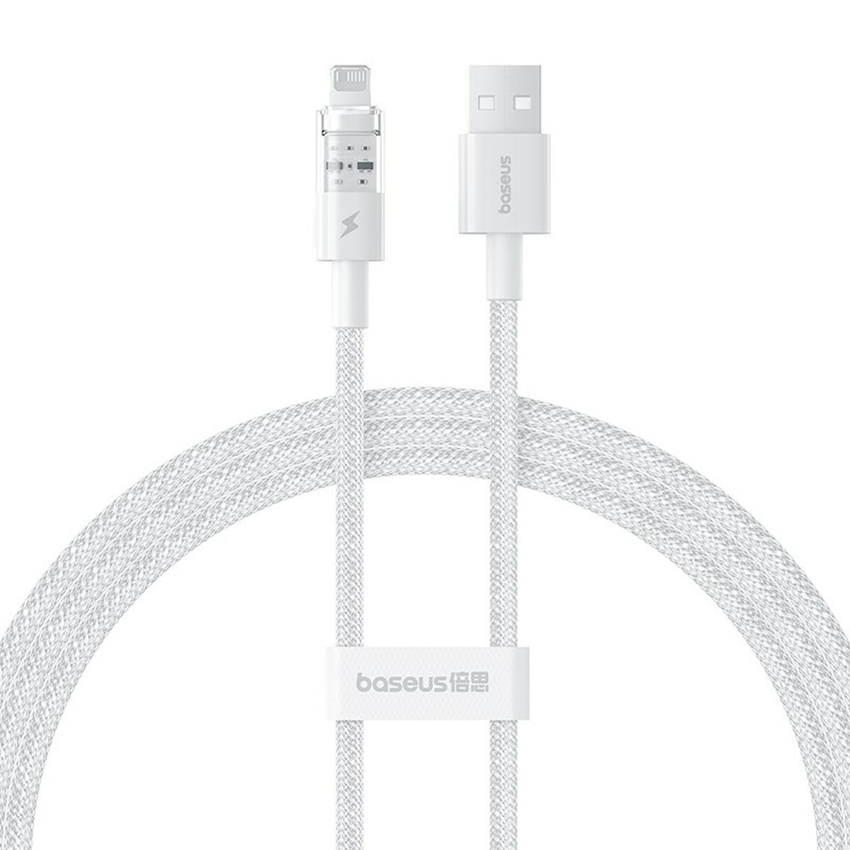 Cabo USB para Lightning Baseus P10373003211-00 Branco 1 m
