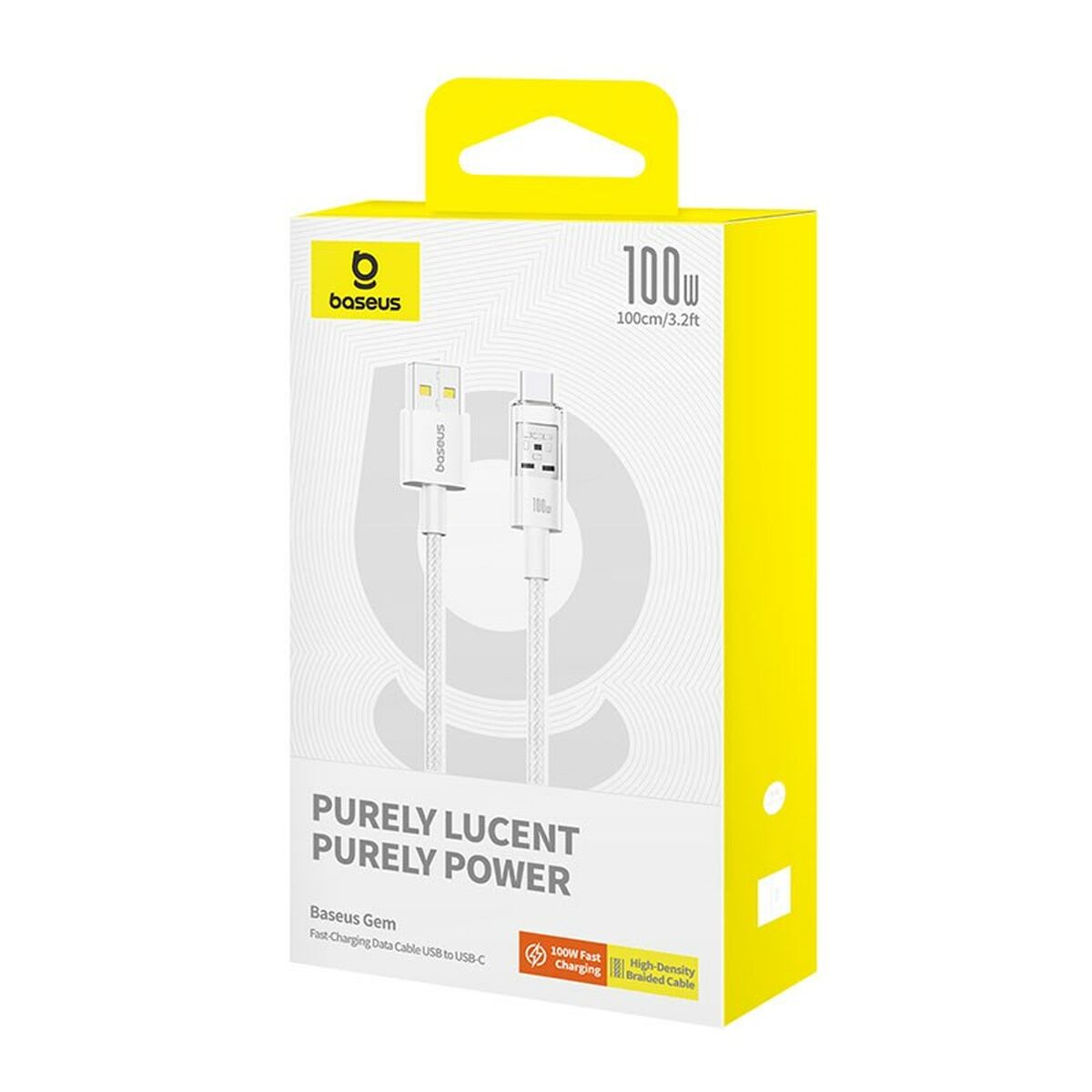 Cabo USB A para USB-C Baseus P10373002211-00 Branco 1 m