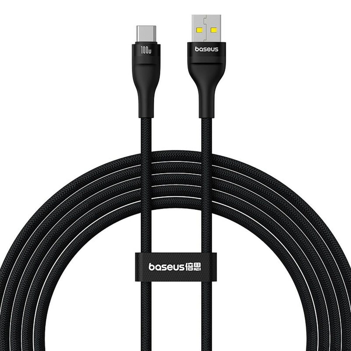 Cabo USB A para USB-C Baseus P10311804111-01 Preto 2 m