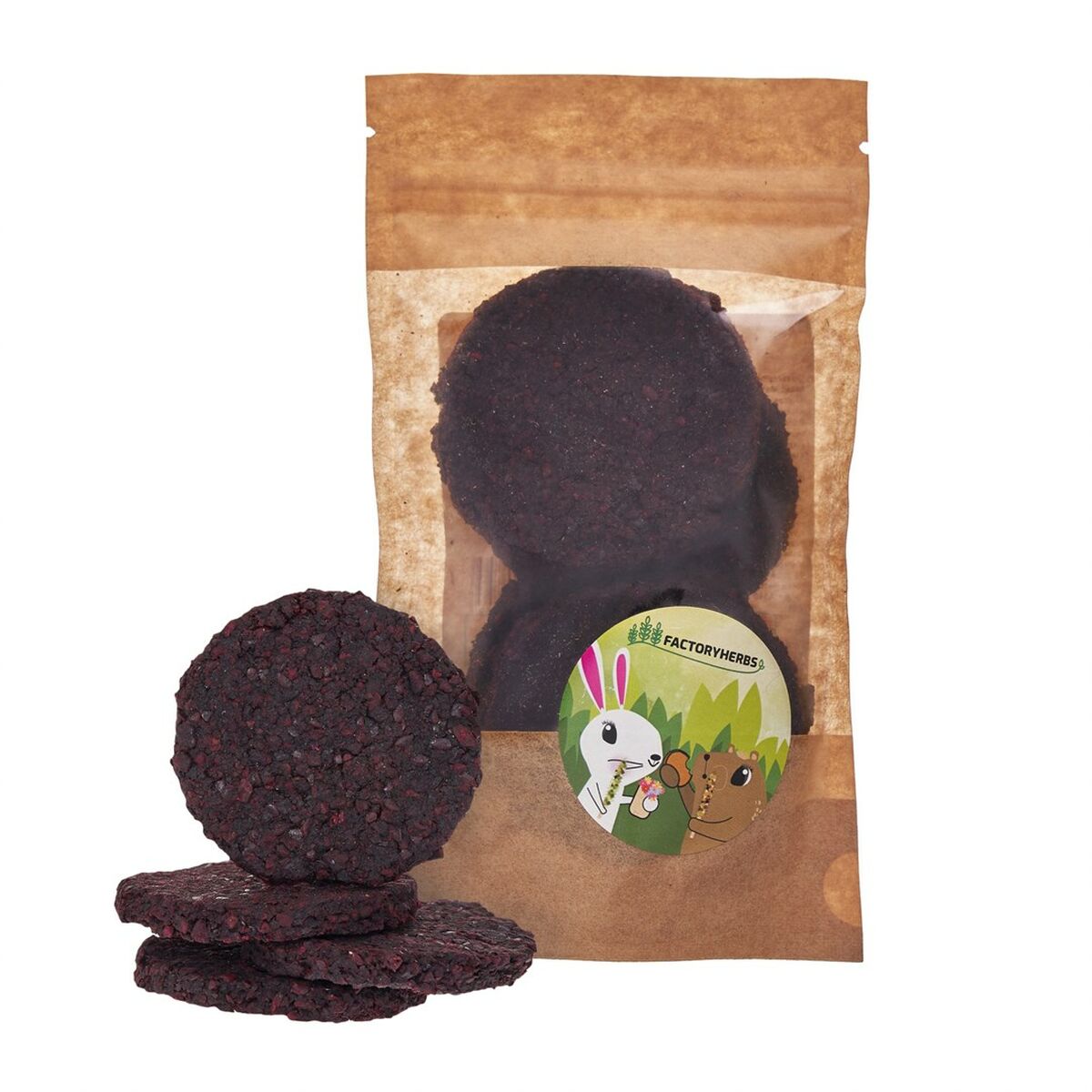 Alimento para Coelhos Factoryherbs Chinchila Tartaruga Roedores Periquito Canário Pássaros 100 g