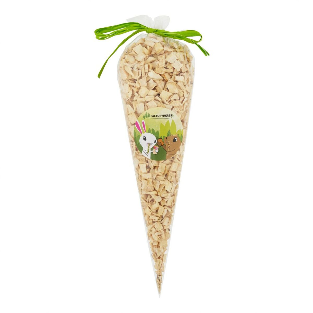 Alimento para Coelhos Factoryherbs Parsnip cubes Verduras Chinchila Cobaia Hamster Ratazana Rato Roedores Pássaros 100 g