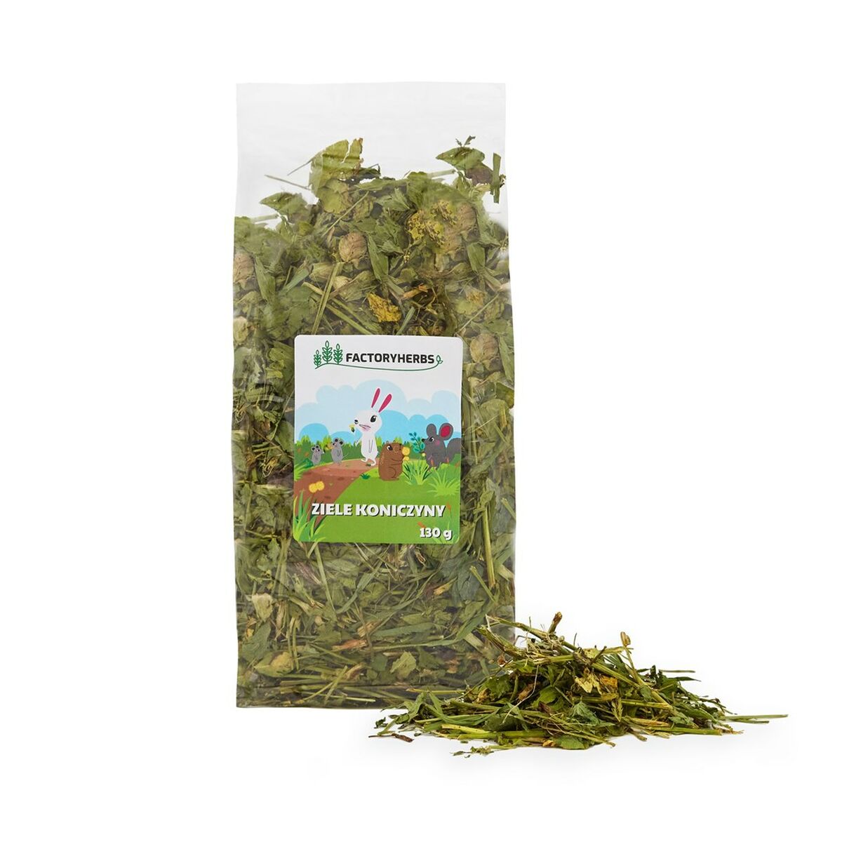 Alimento para Coelhos Factoryherbs Clover herb Chinchila Cobaia Hamster Ratazana Rato Roedores Pássaros
