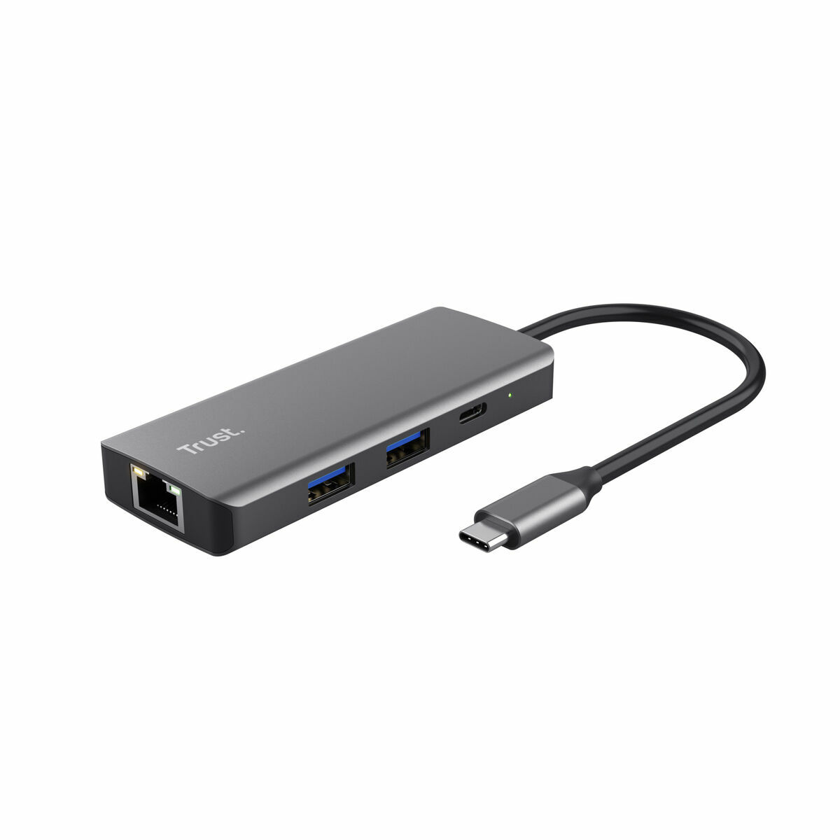 Hub USB Trust 24968 Prateado 20 cm