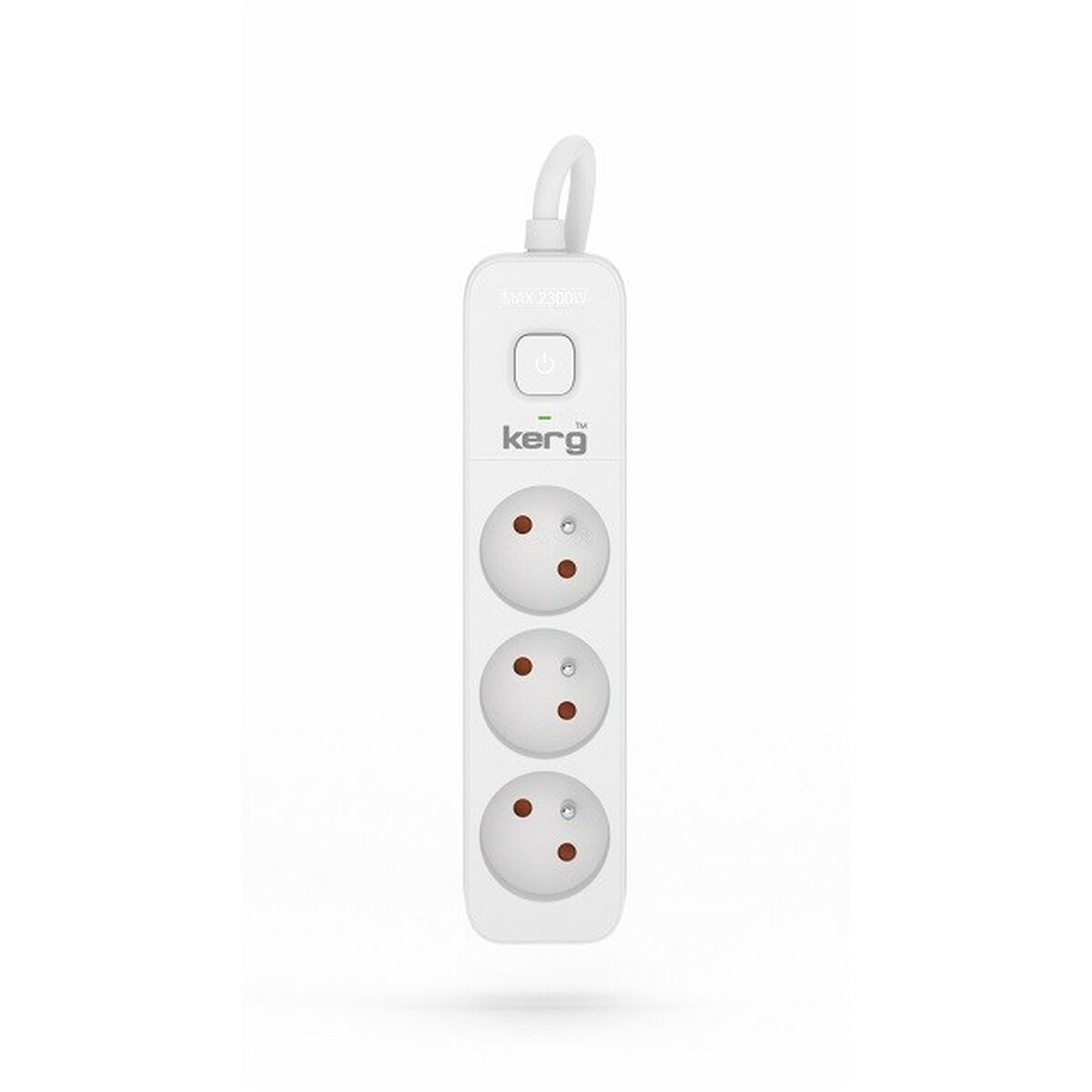 Extensão com 3 tomadas com interruptor HSK Data M02376 (3 m)