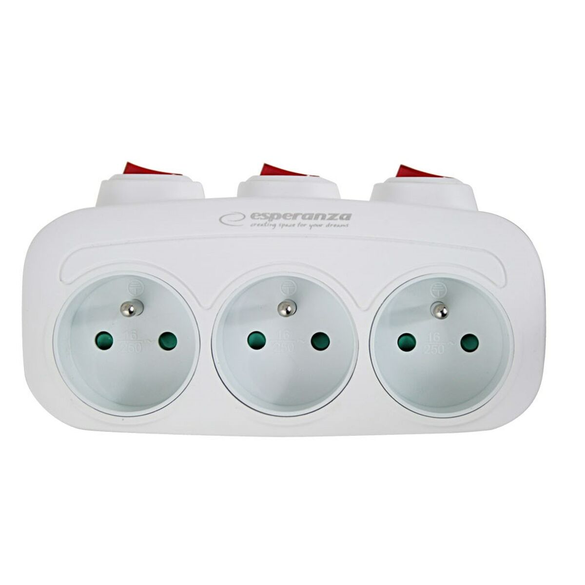 Extensão elétrica Esperanza ELK307W 3 Tomadas