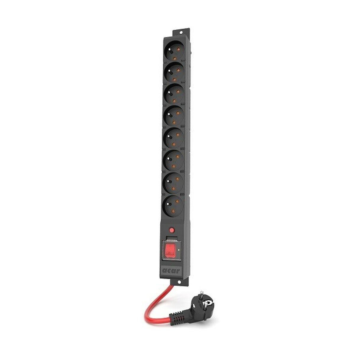 Extensão com 8 Tomadas com Interruptor Acar W2451 (1,5 m)