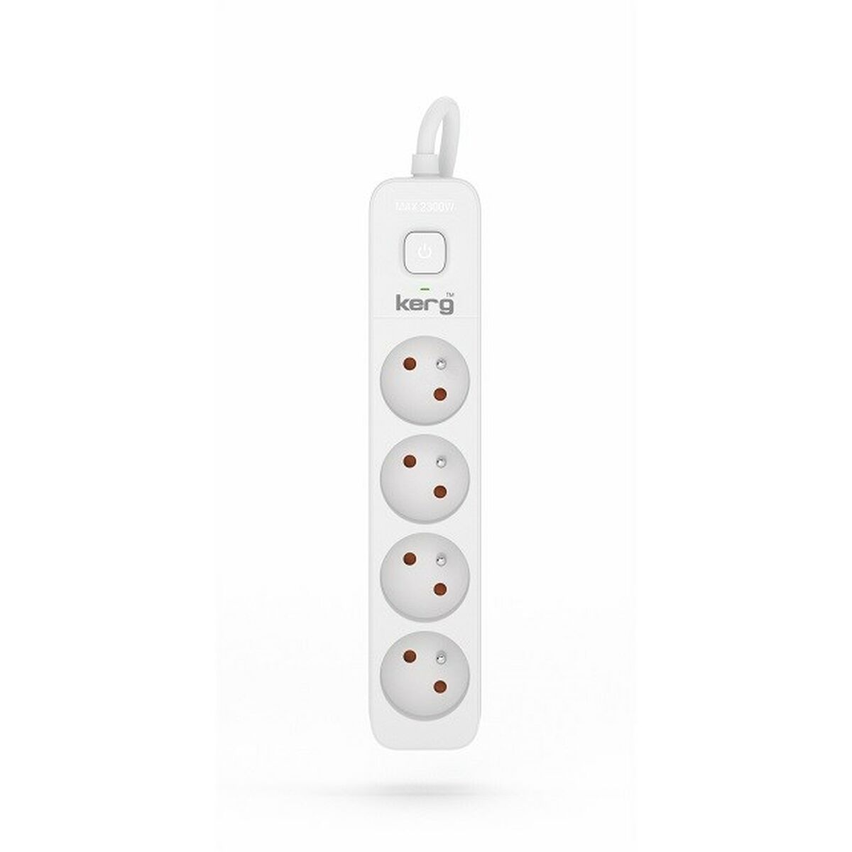 Extensão com 4 tomadas com interruptor Kerg M02391 (1,5 m)