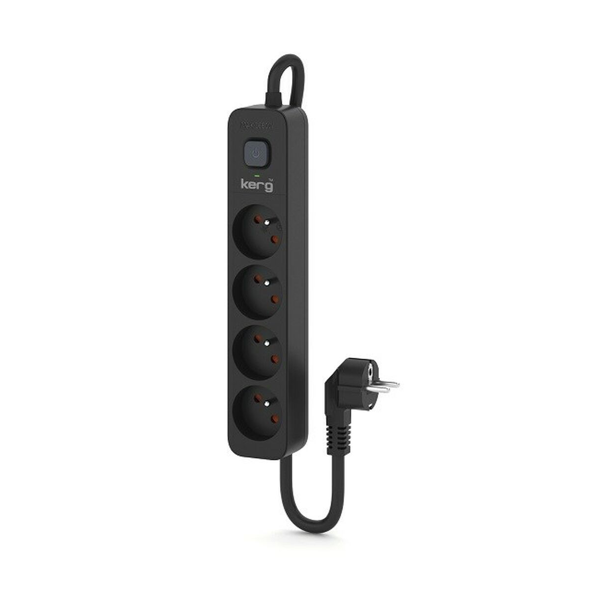 Extensão com 4 tomadas com interruptor Kerg M02513 (1,5 m)