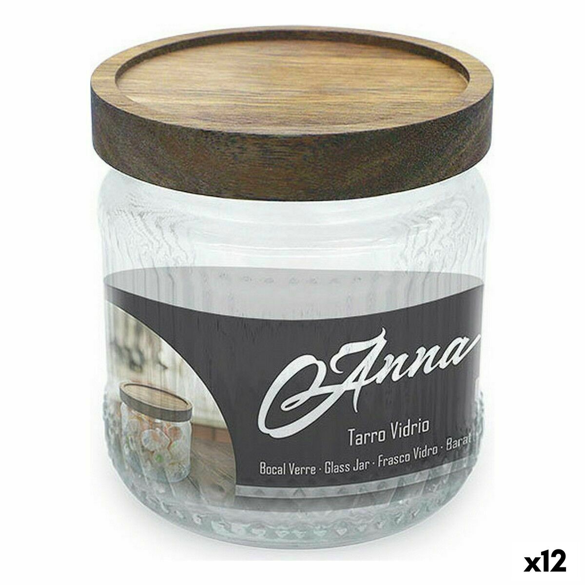 Frasco de Vidro La Mediterránea Anna 450 ml 0,45 L (12 Unidades)