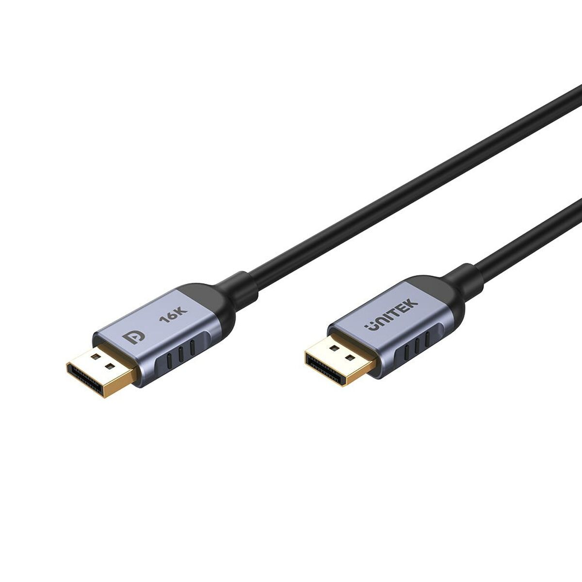 Cabo DisplayPort Unitek C1628GY01-2M Preto Cinzento 2 m