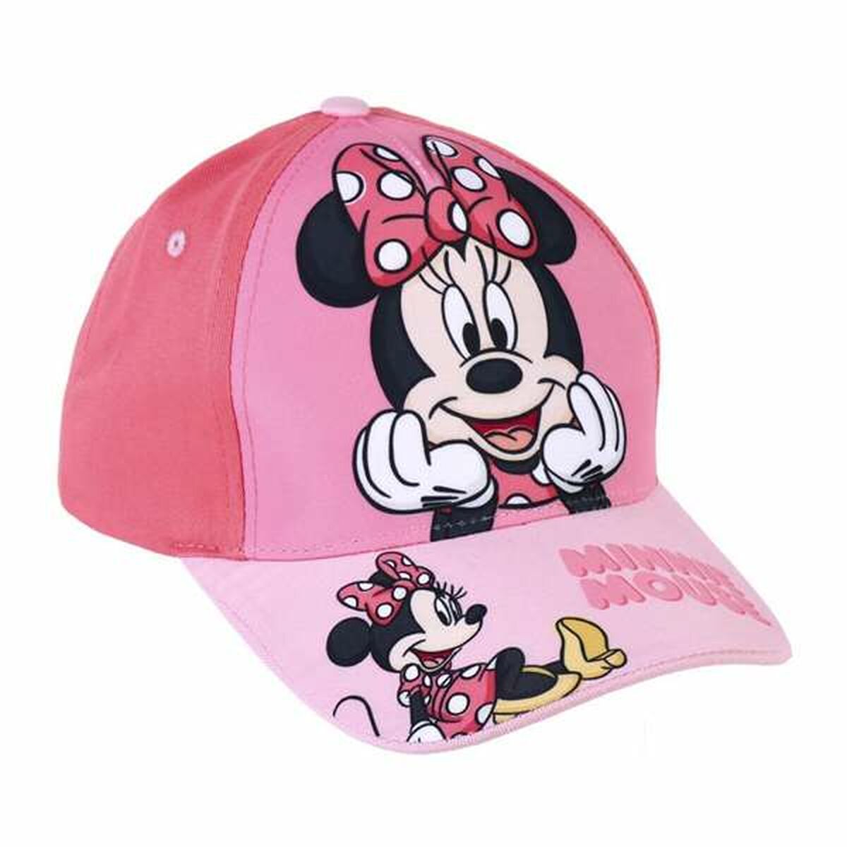 Boné Infantil Minnie Mouse Cor de Rosa