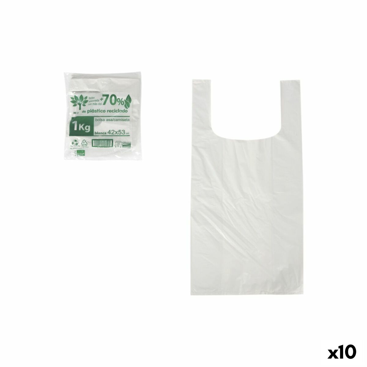 Saco Multiúsos Inde 42 x 53 cm (10 Unidades)