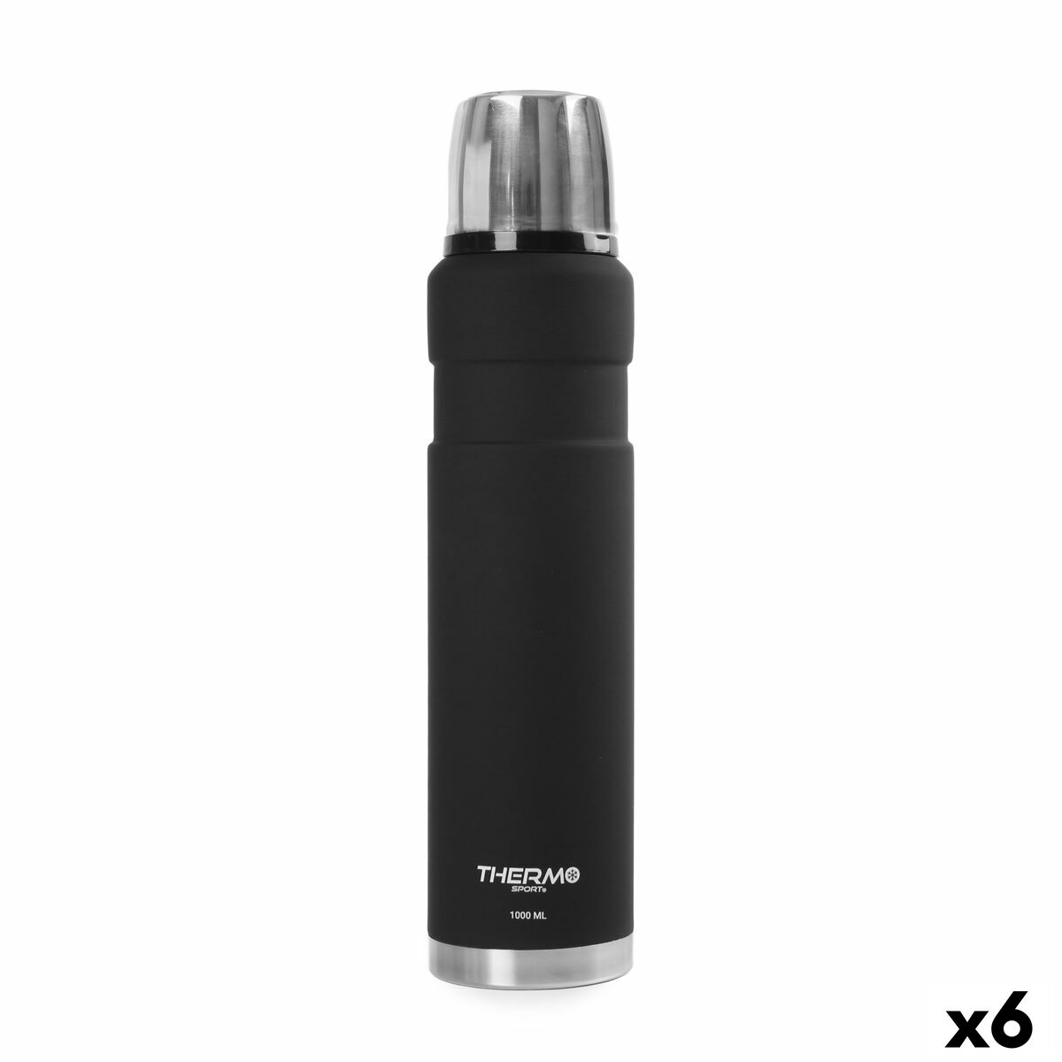 Termo ThermoSport Preto 1 L (6 Unidades)