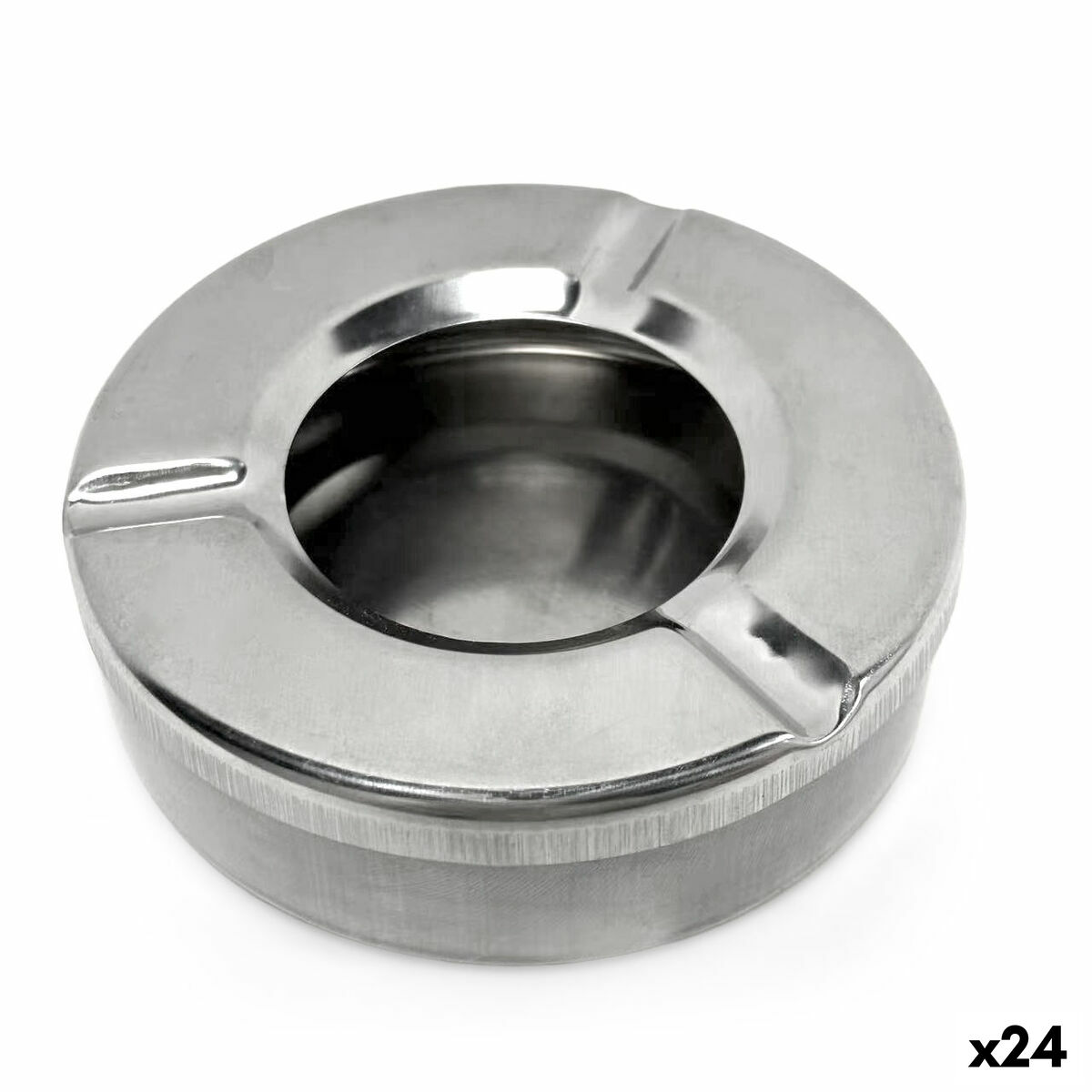 Cinzeiro Confortime Aço 11 x 3 cm (24 Unidades)
