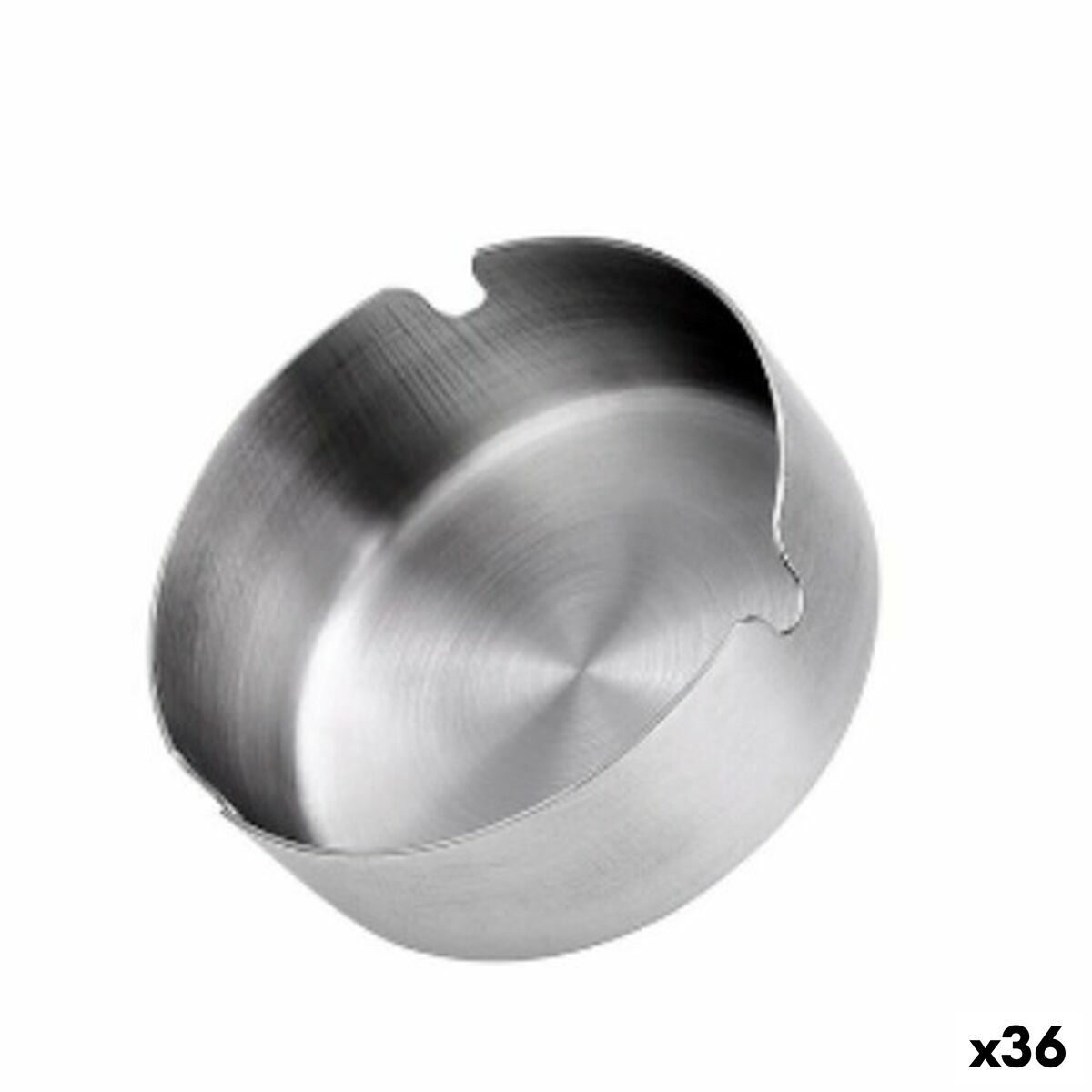 Cinzeiro Confortime Aço 8 cm (36 Unidades)