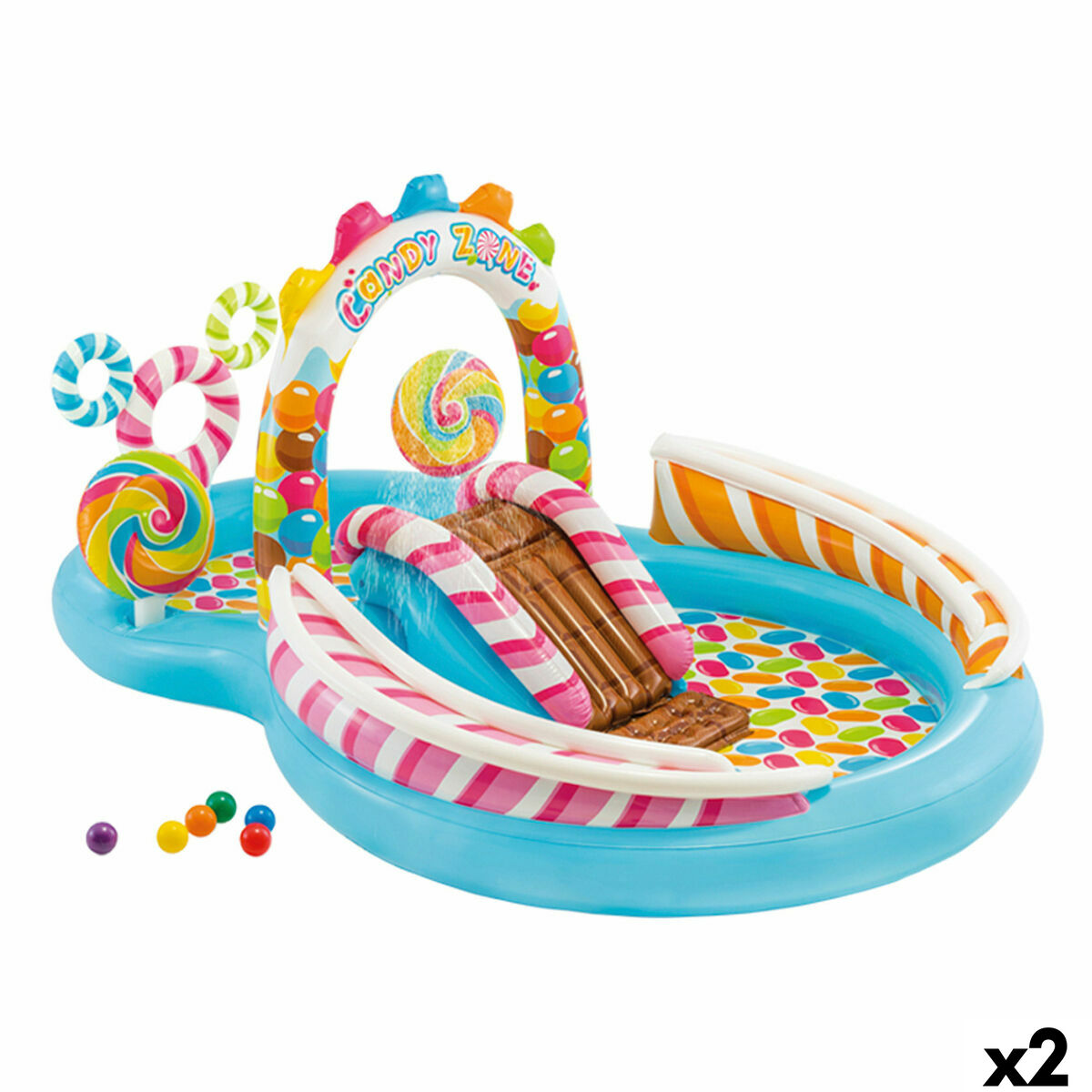 Piscina Insuflável para Crianças Intex 295 x 130 x 191 cm (2 Unidades)