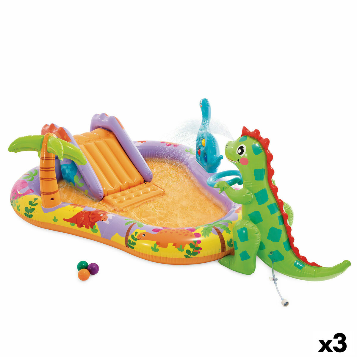 Piscina Insuflável para Crianças Intex 201 x 69 x 157 cm (3 Unidades)