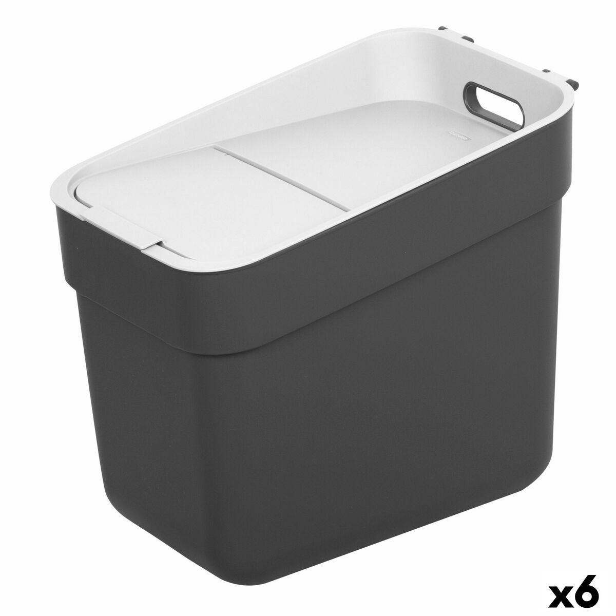 Caixote do lixo Curver Cinzento Plástico 20 L (6 Unidades)