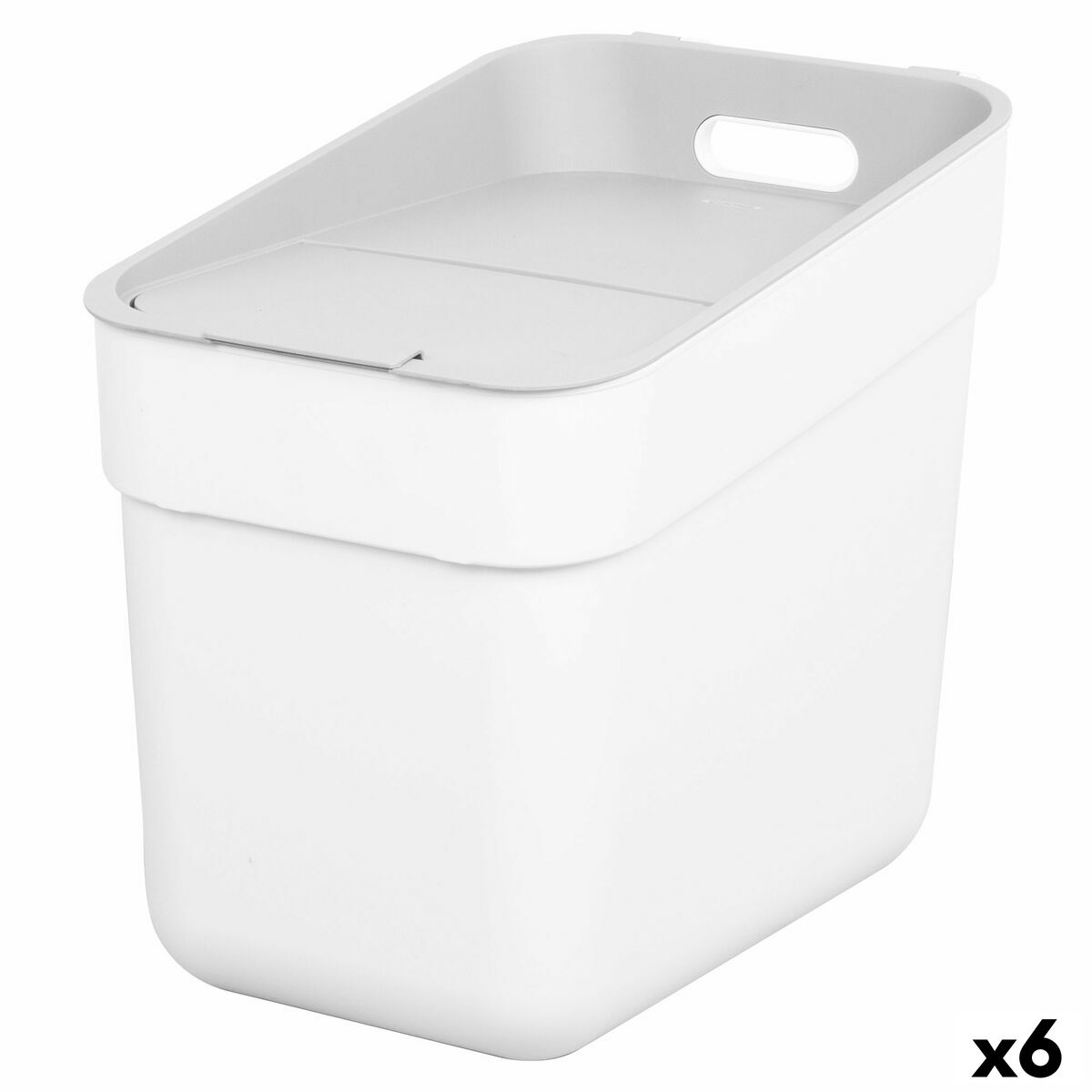Caixote do lixo Curver Branco Plástico 20 L (6 Unidades)