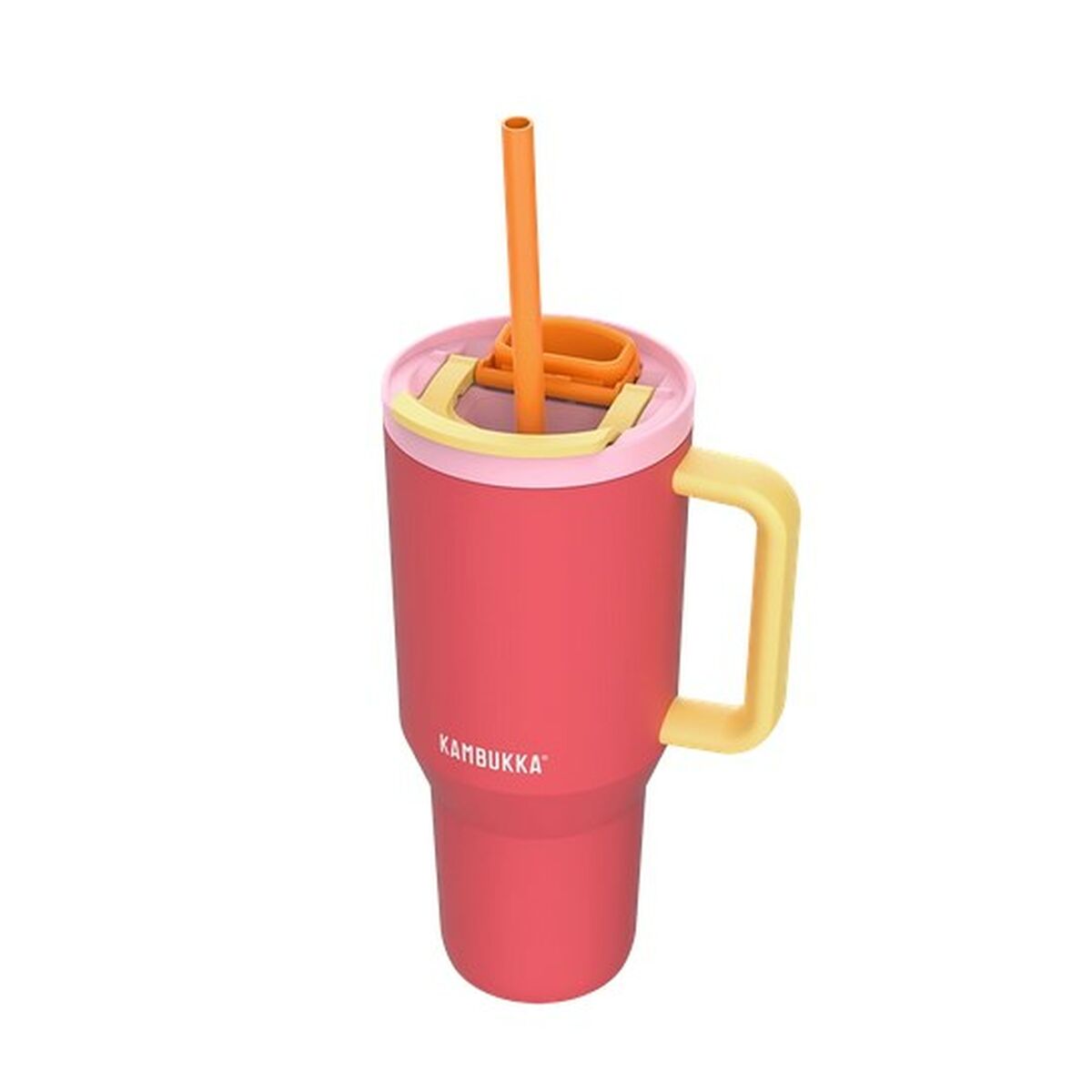 Termo Kambukka 11-08002 Amarelo Vermelho Laranja Cor de Rosa Aço inoxidável 950 ml