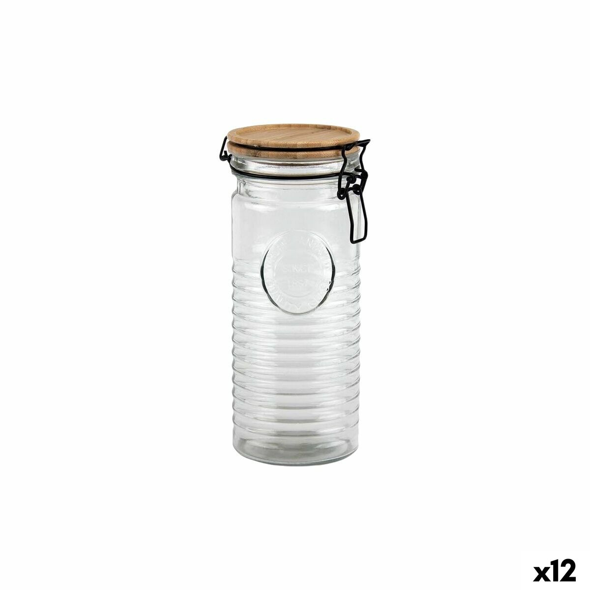 Frasco de Vidro La Mediterránea ACACIA 1,3 L (12 Unidades)