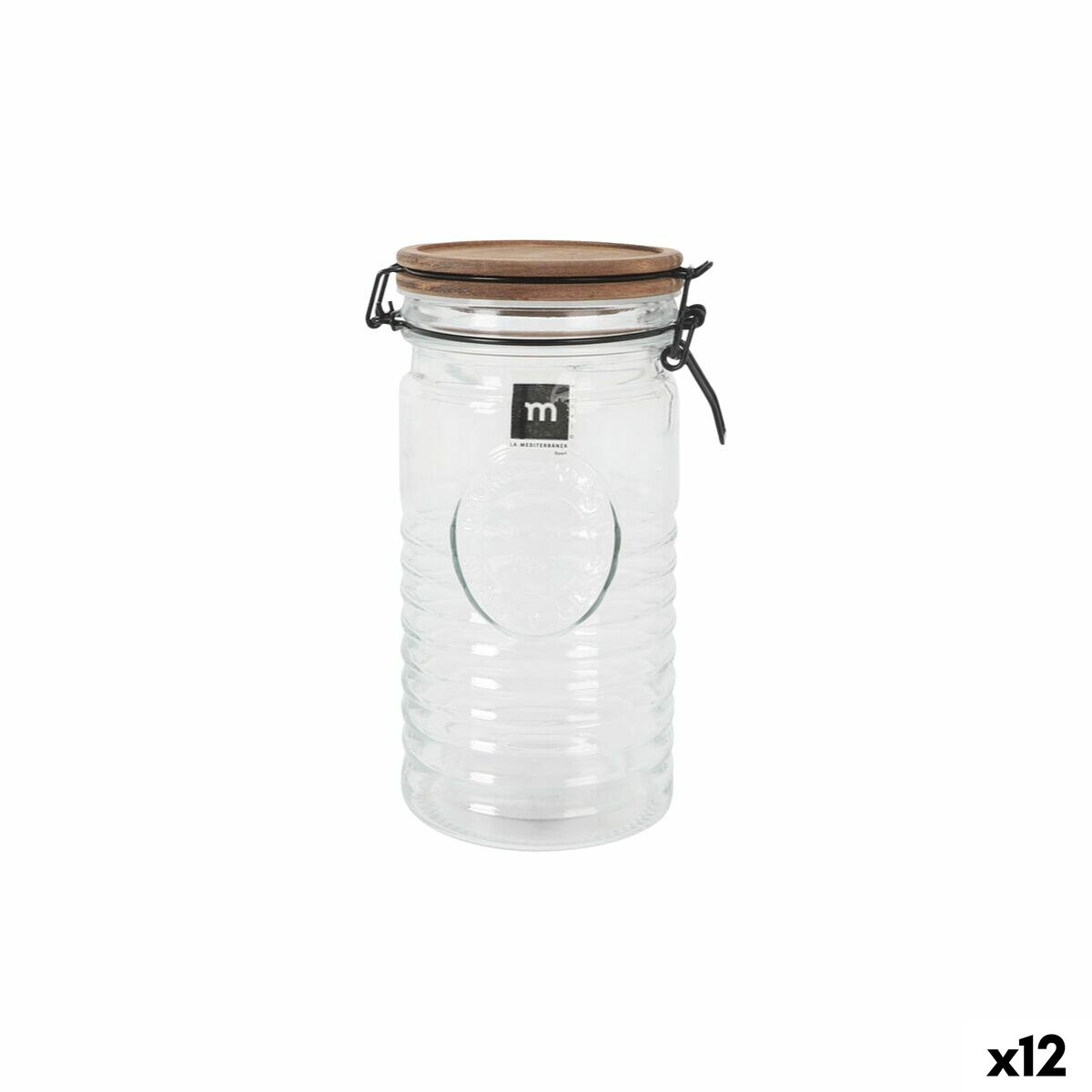Frasco de Vidro La Mediterránea ACACIA 1 L (12 Unidades)