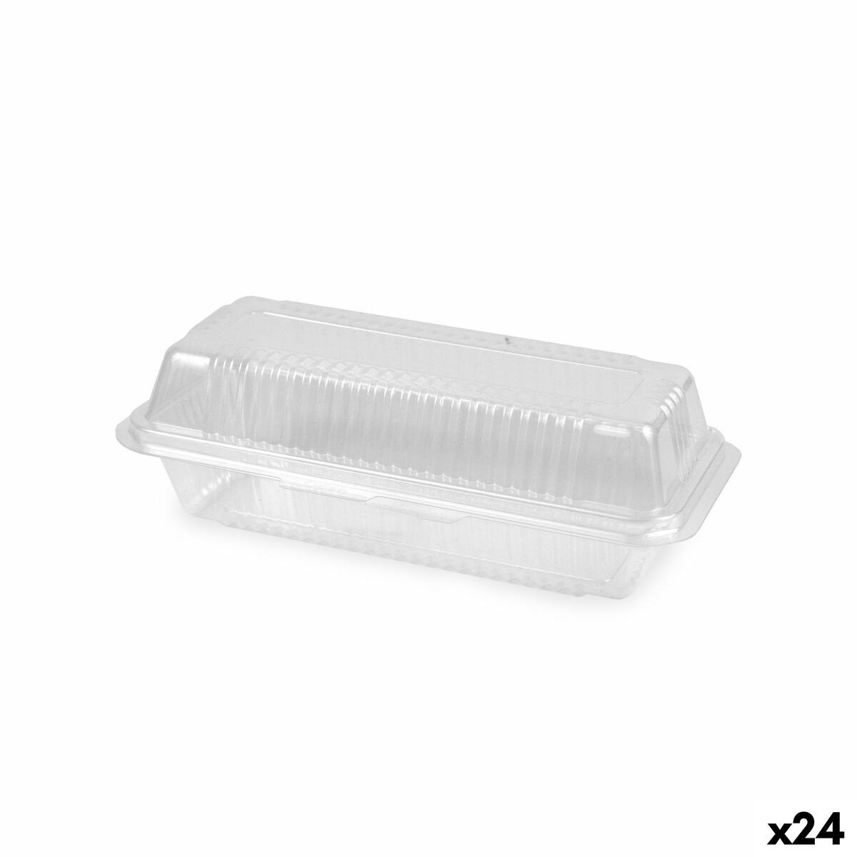 Tabuleiros para alimentos reutilizáveis Algon OPS 22 x 11 x 7 cm (3 Peças) (24 Unidades)