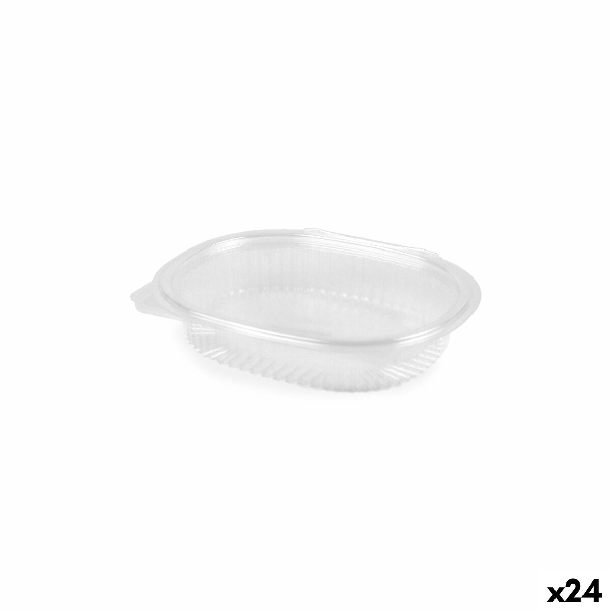 Tabuleiros para alimentos reutilizáveis Algon OPS 250 ml 15,8 x 12,9 x 3 cm (6 Peças) (24 Unidades)