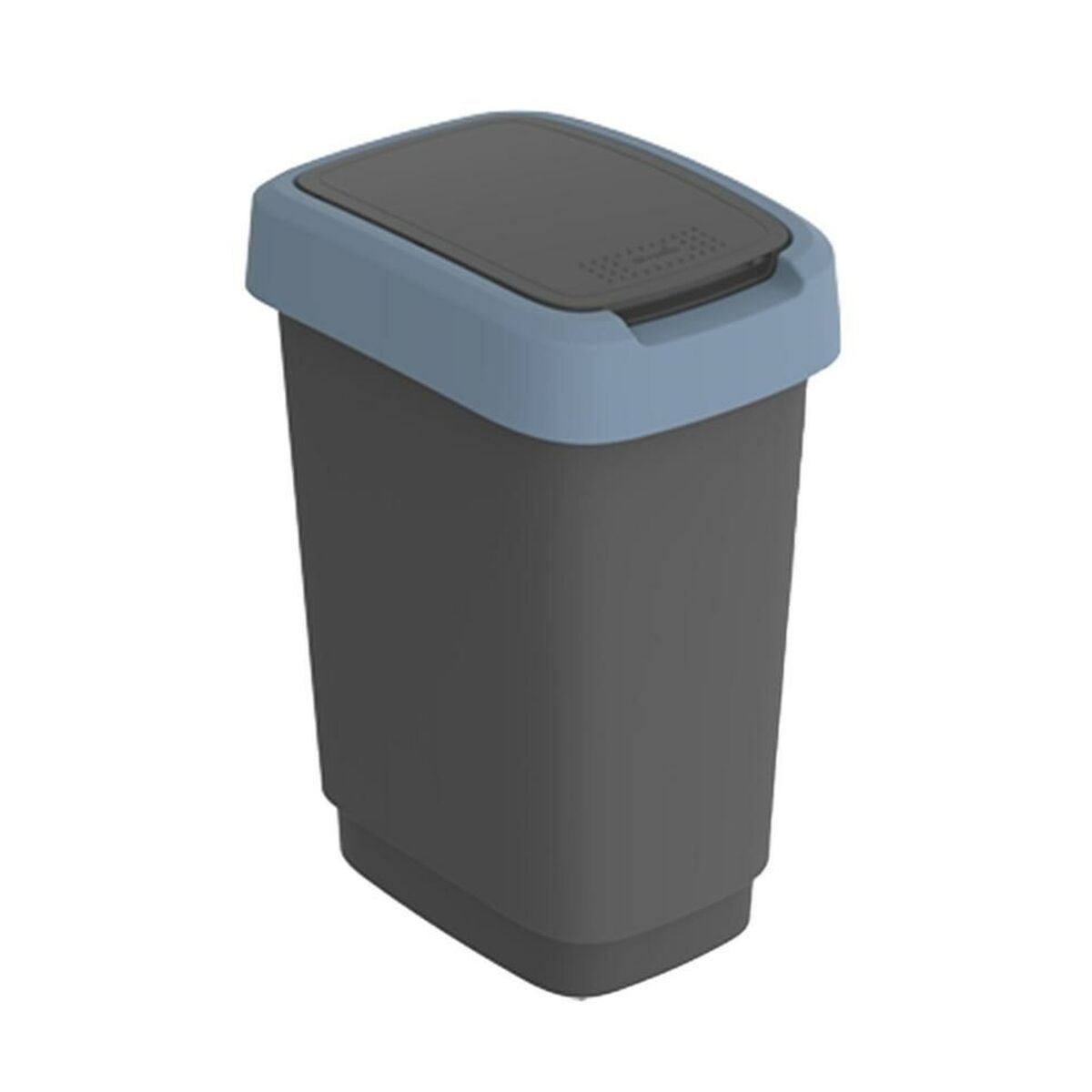 Caixote do lixo Rotho Twist Blue Azul Plástico 10 L